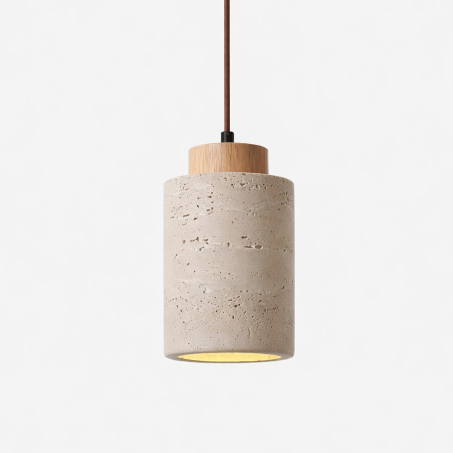 Cerova Japanese Stone Pendant Light
