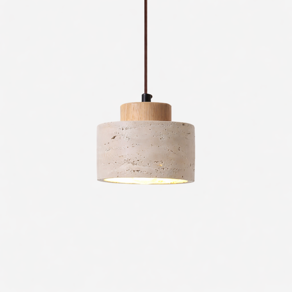 Cerova Japanese Stone Pendant Light