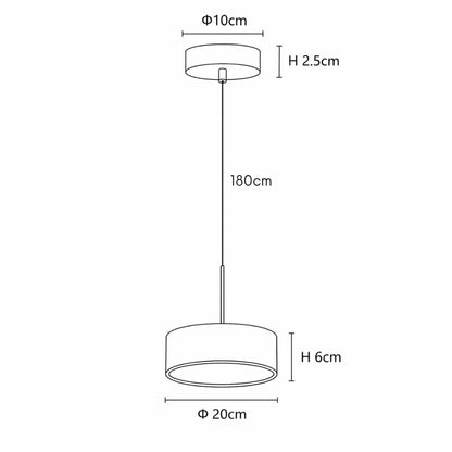 Arvix Marble Stone Hanging Pendant Light