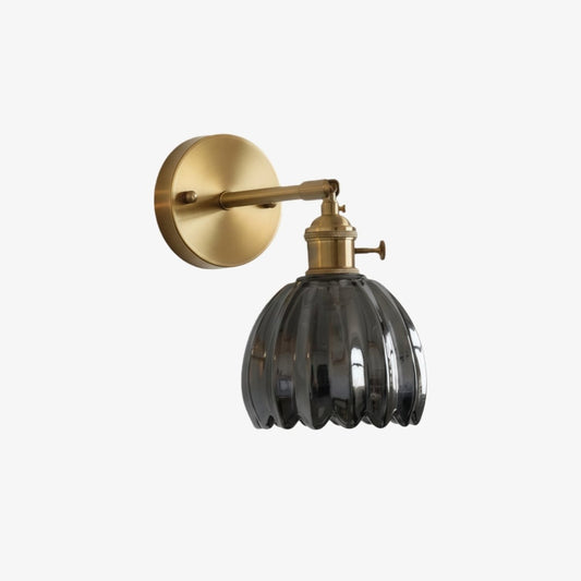 Loras Glass Flower Bud Tulip Wall Lamp Light