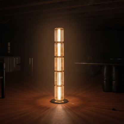 Solvane Glass Floor Lamp