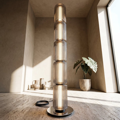 Solvane Glass Floor Lamp