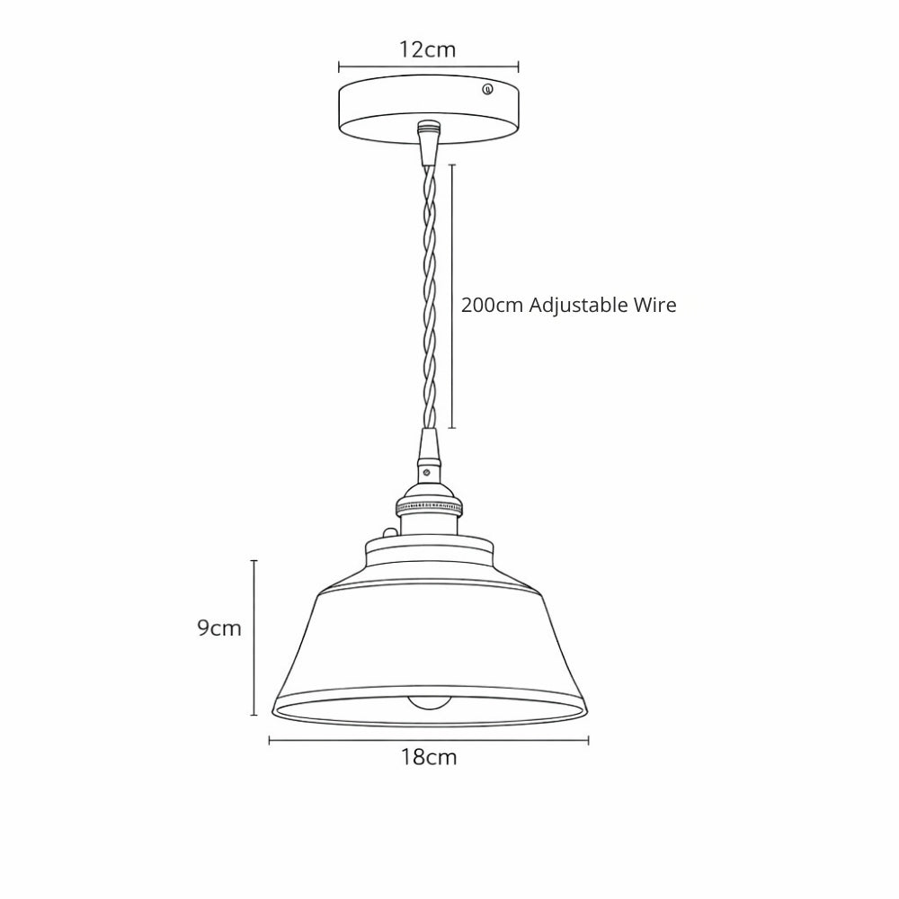 Hudson Vintage Pendant Light