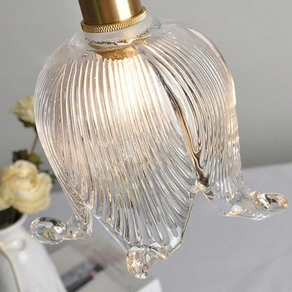 Loras Flower Blossom Glass Pendant Light
