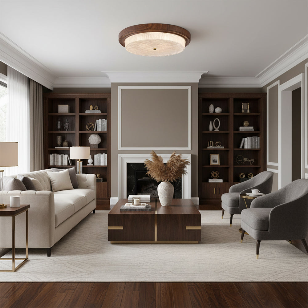 Evonne Ripple Glass Ceiling Light