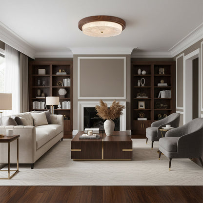 Evonne Ripple Glass Ceiling Light