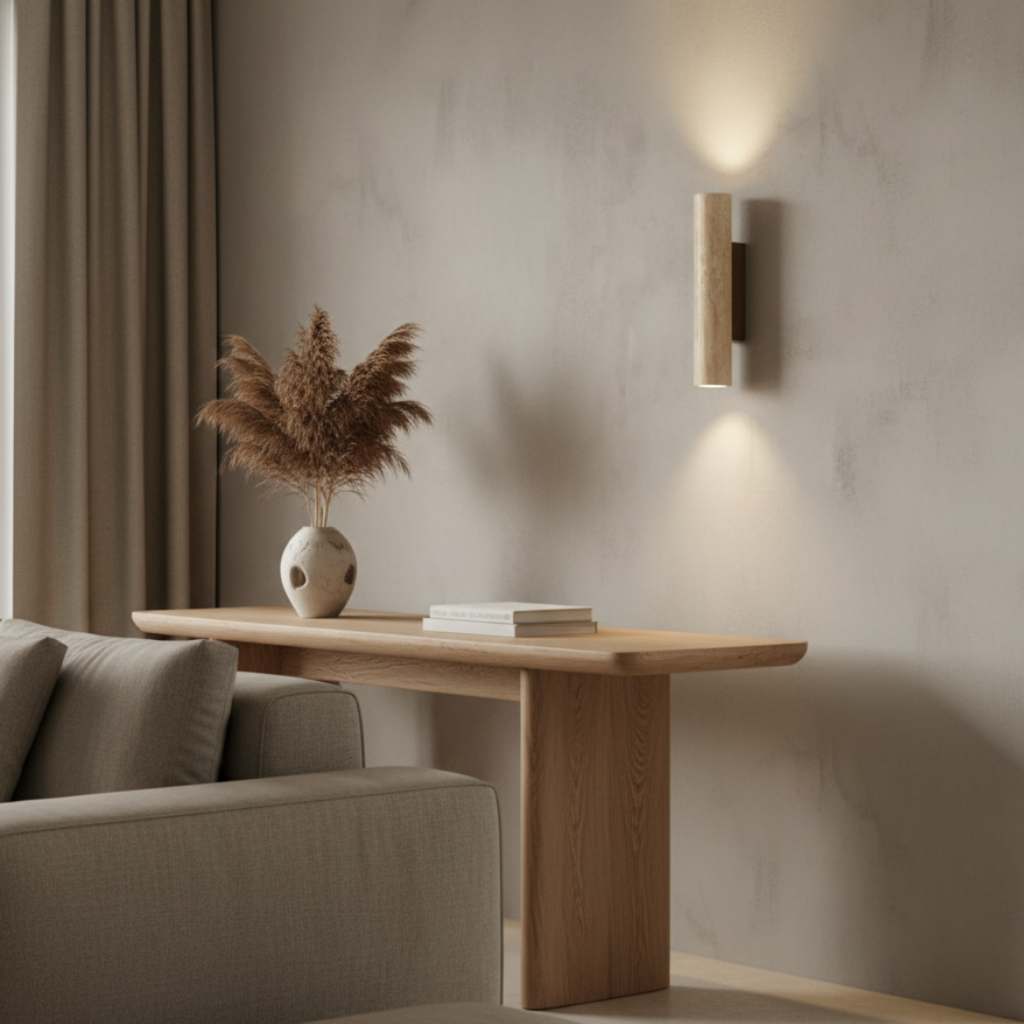 Siya Travertine Wall Sconce