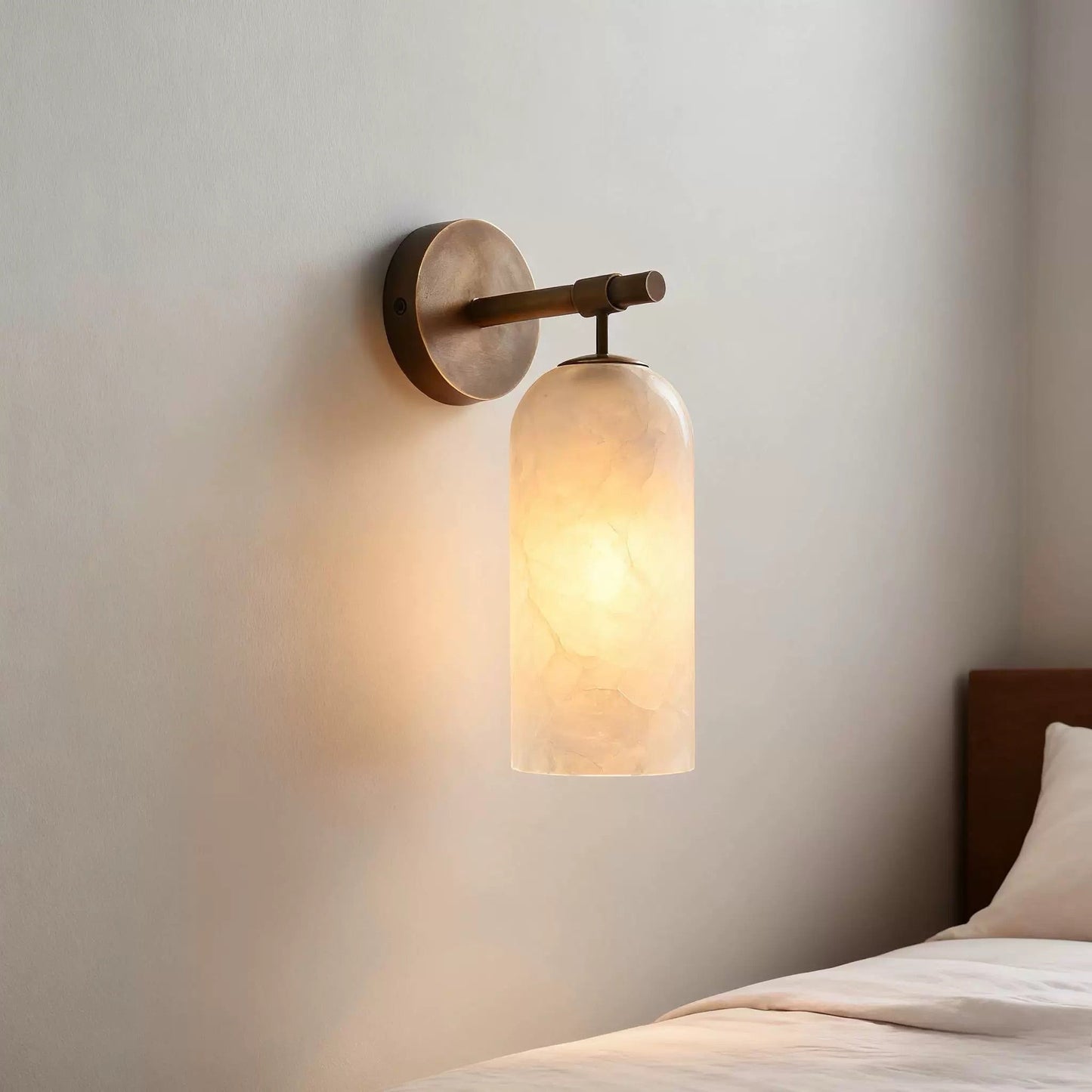 Orlena Alabaster Wall Light