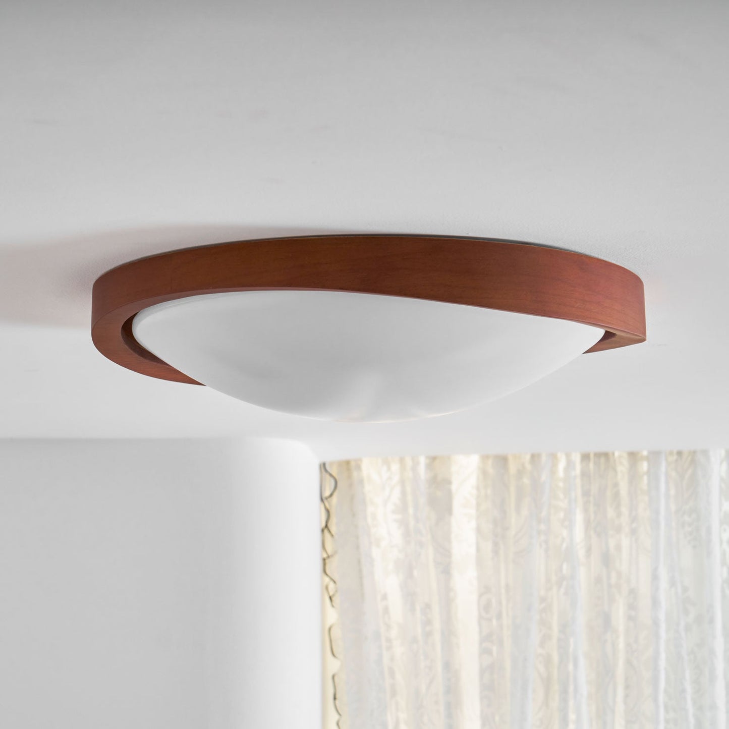 Aurenza Walnut Ceiling Light