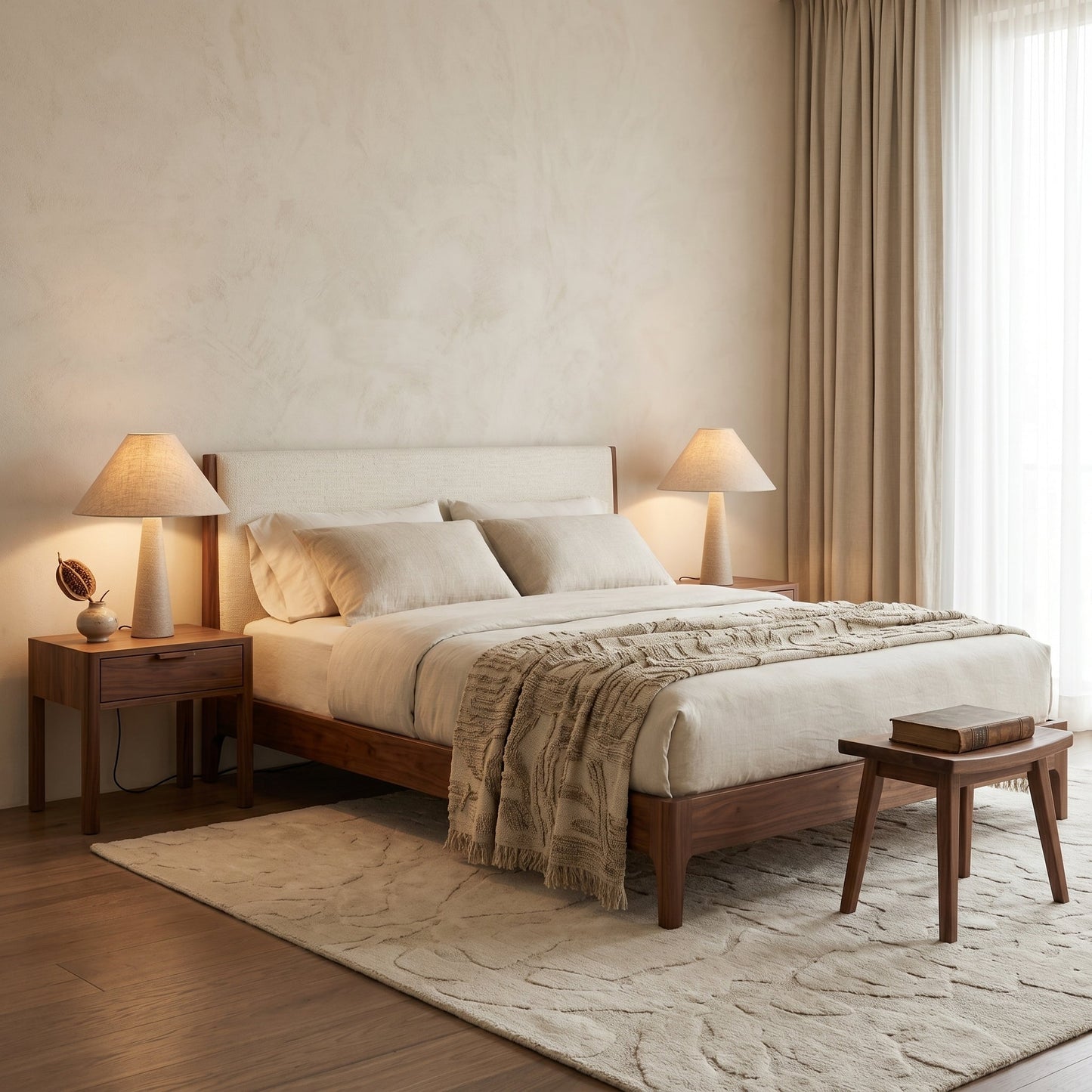 Maren Travertine Table Lamp