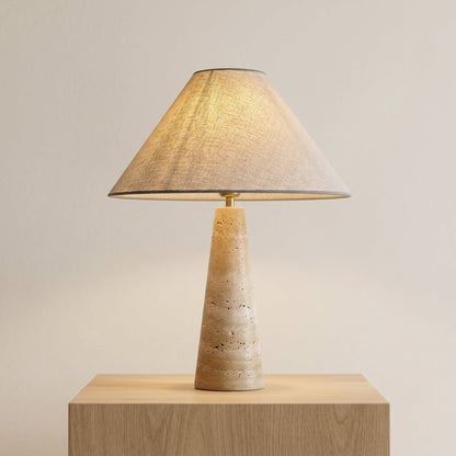 Maren Travertine Table Lamp