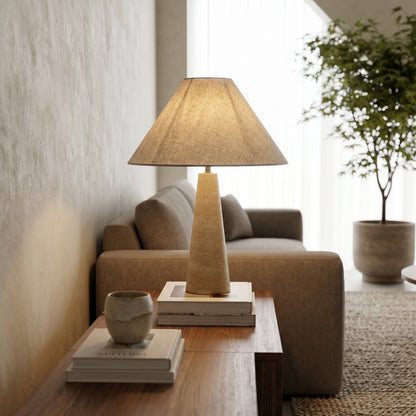 Maren Travertine Table Lamp