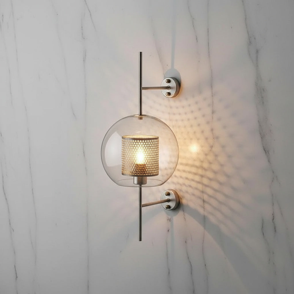 Lorienne Modern Glass Wall Light