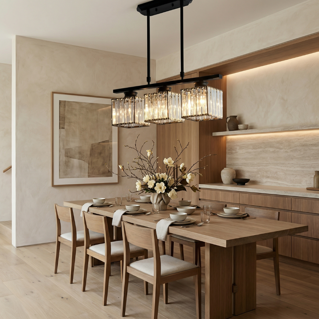 Vintara Glass Island Chandelier