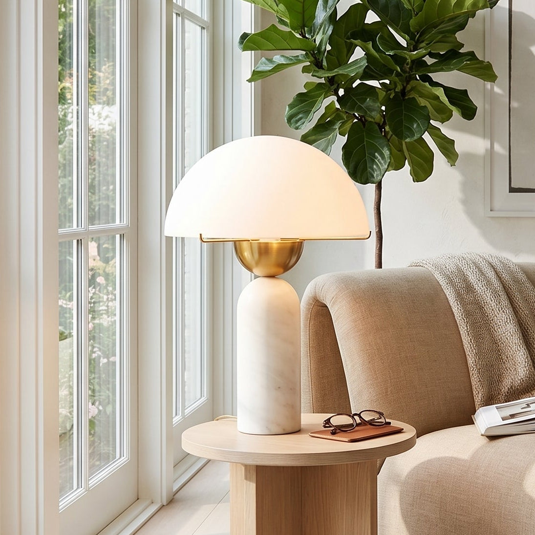 Novera Stone Table Lamp