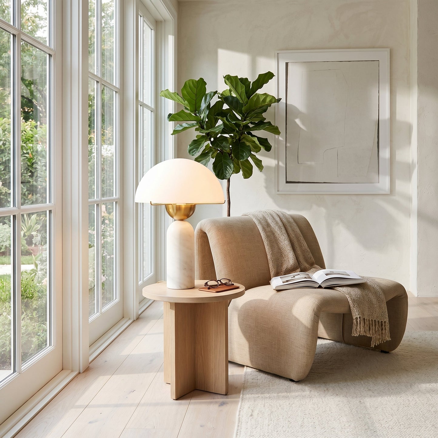Novera Stone Table Lamp