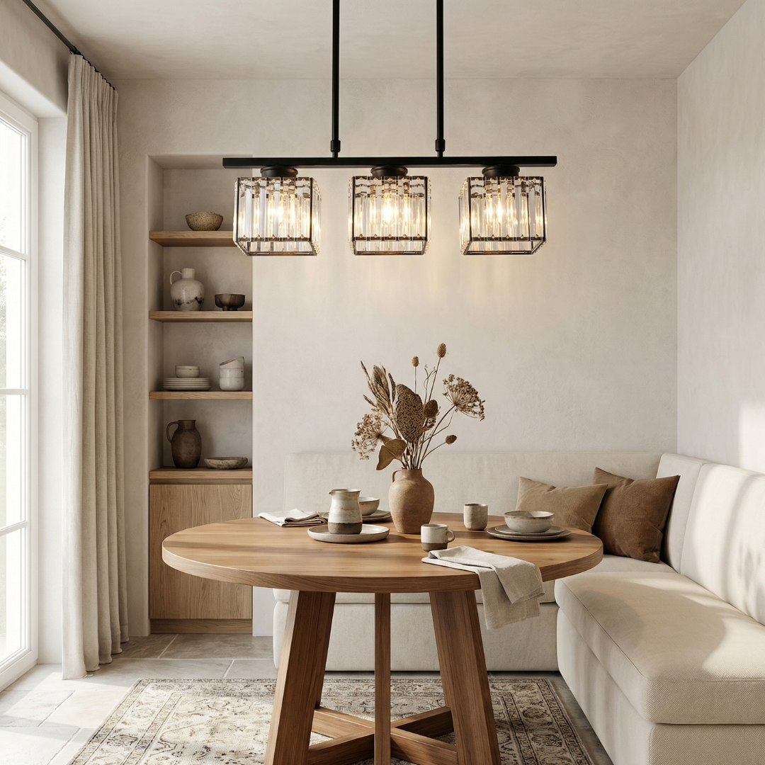 Vintara Glass Island Chandelier