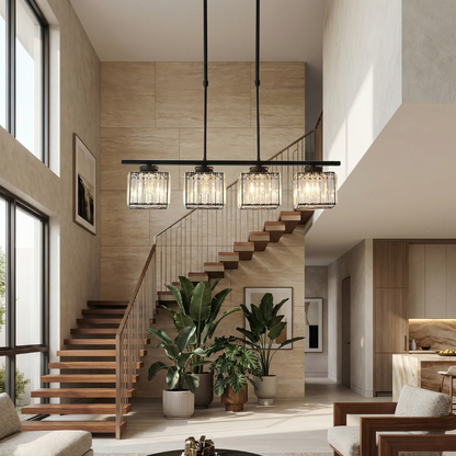 Vintara Glass Island Chandelier