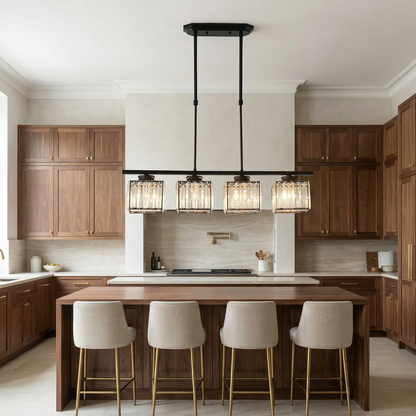 Vintara Glass Island Chandelier