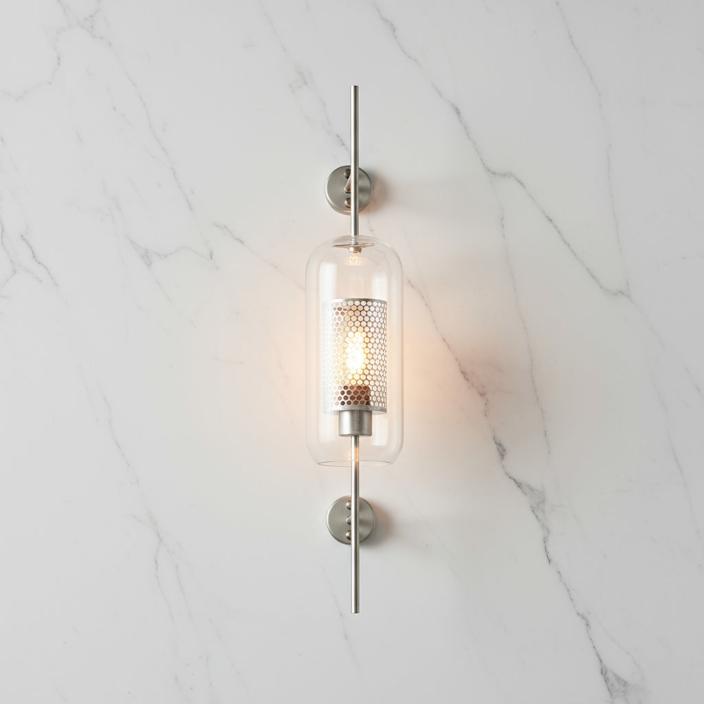 Lorienne Modern Glass Wall Light