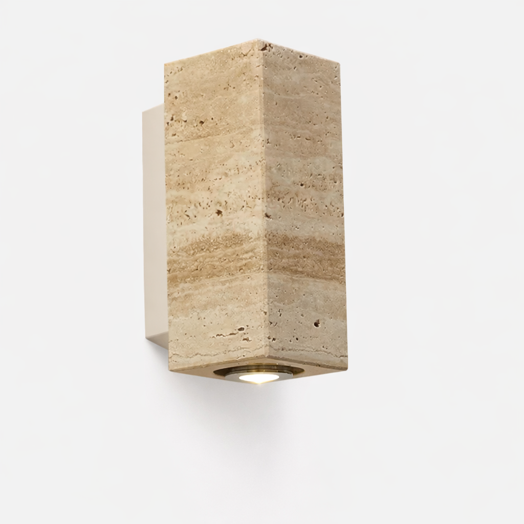 Siya Travertine Stone Wall Light