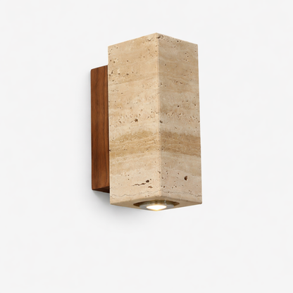 Siya Travertine Stone Wall Light