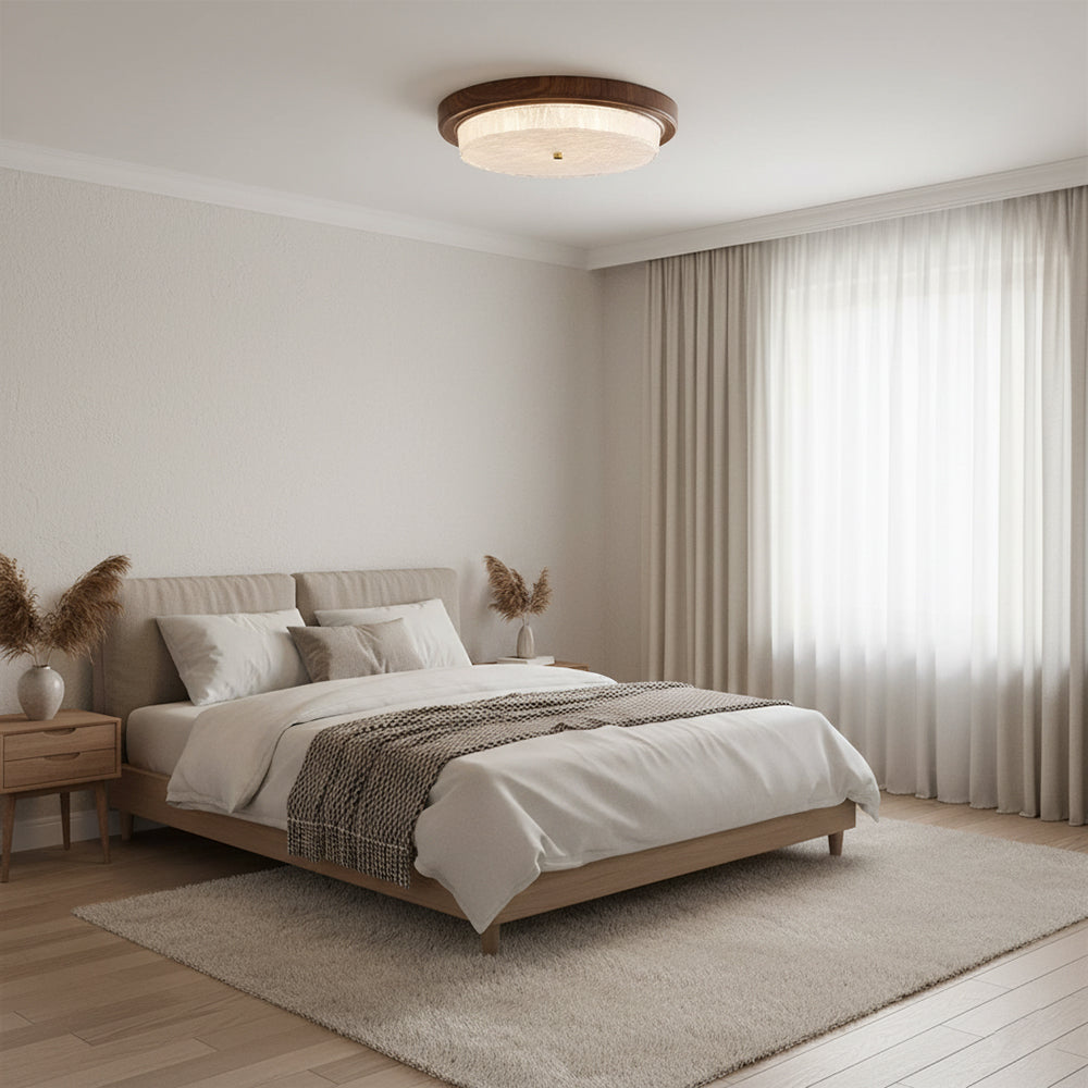 Evonne Ripple Glass Ceiling Light