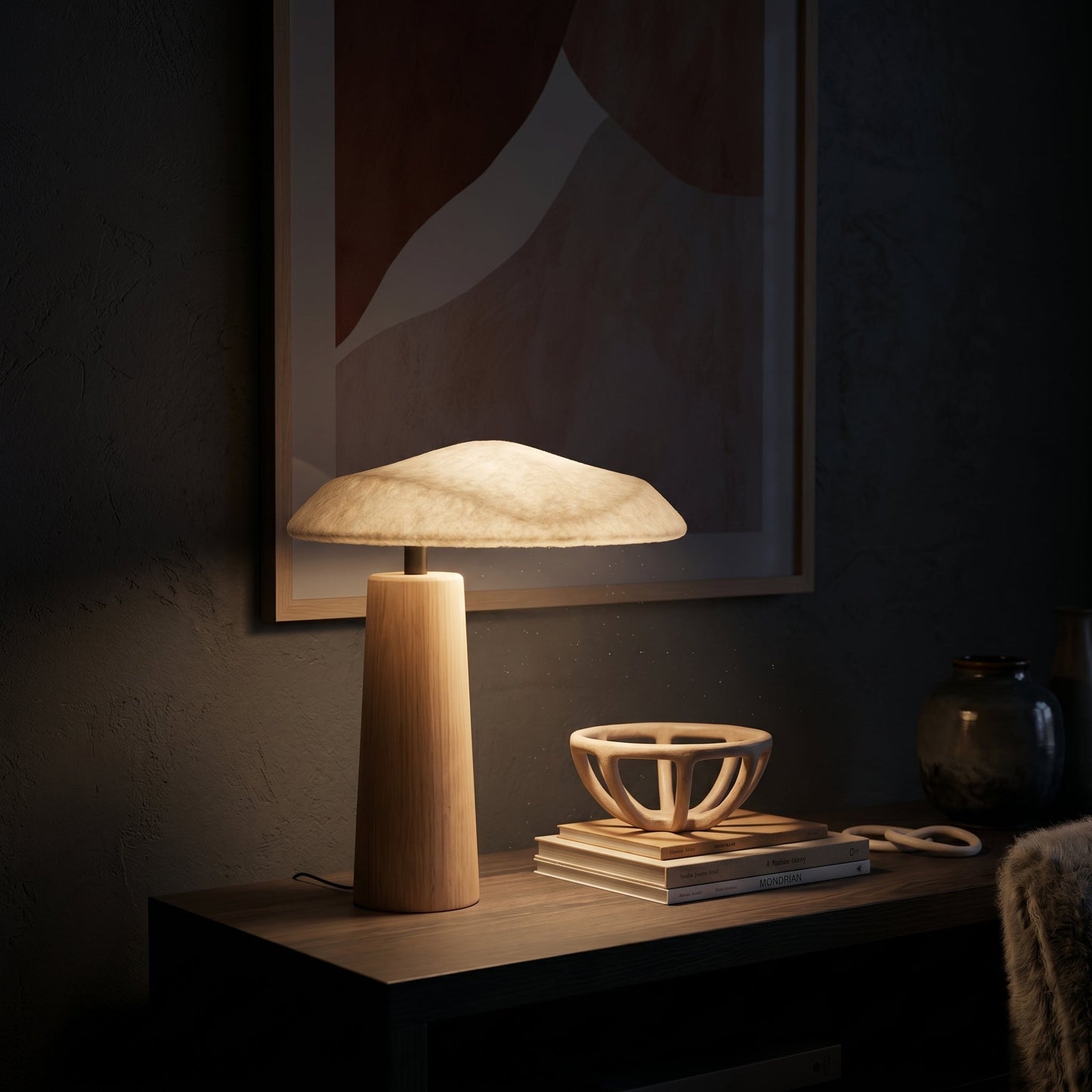 Sorelle Wooden Table Lamp