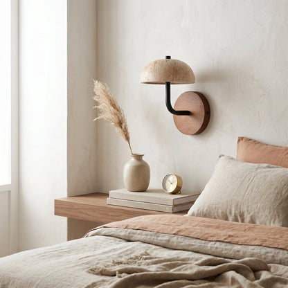 Siya Travertine Wall Lamp