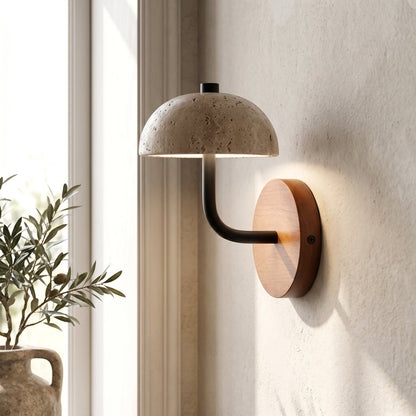 Siya Travertine Wall Lamp