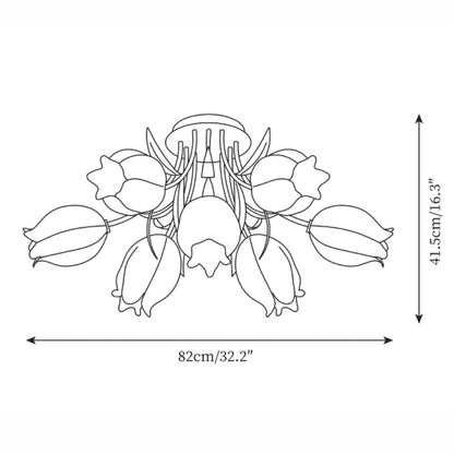 Floras Flower Ceiling Light