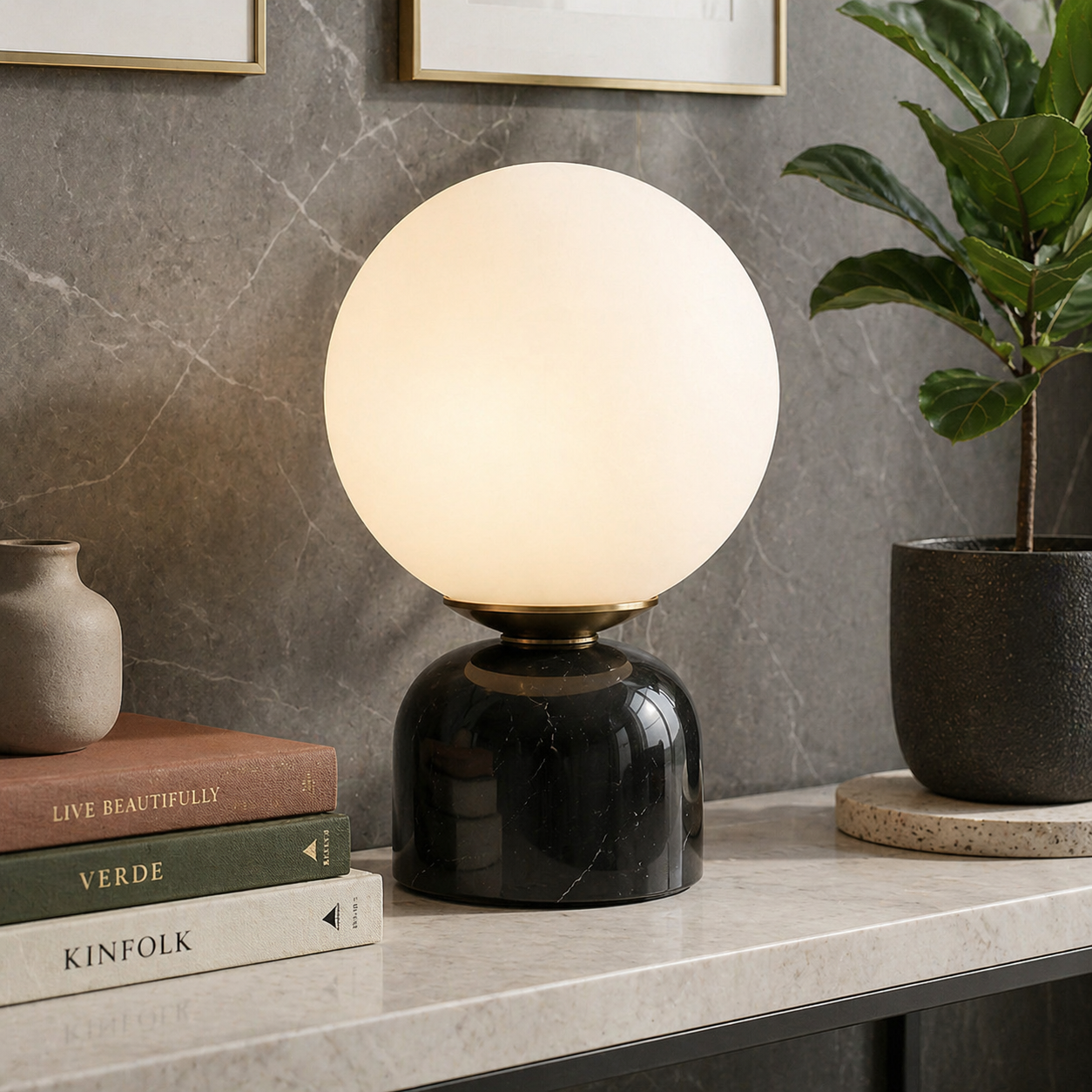 Novera Marble Table Lamp