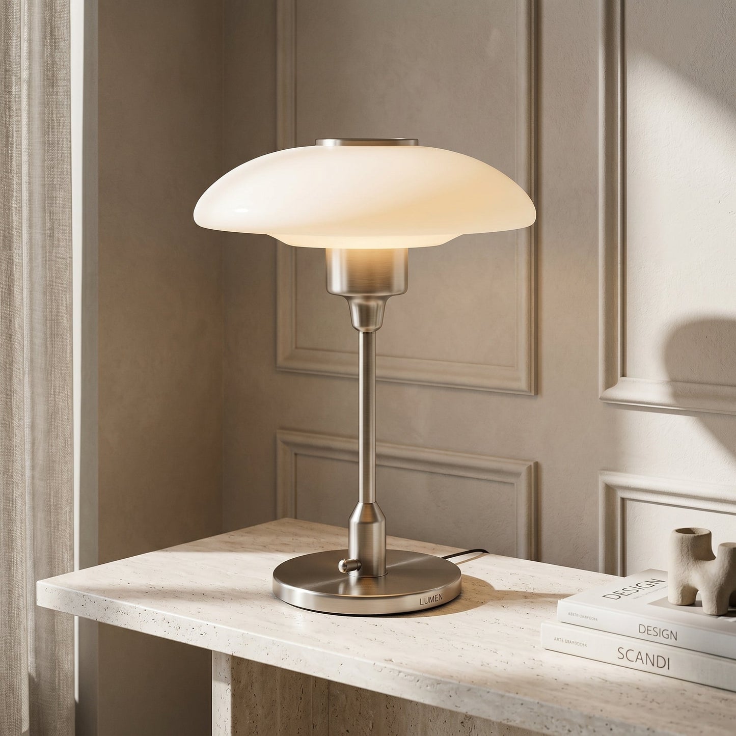 Olivane Glass Table Lamp