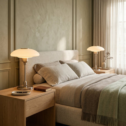 Olivane Glass Table Lamp