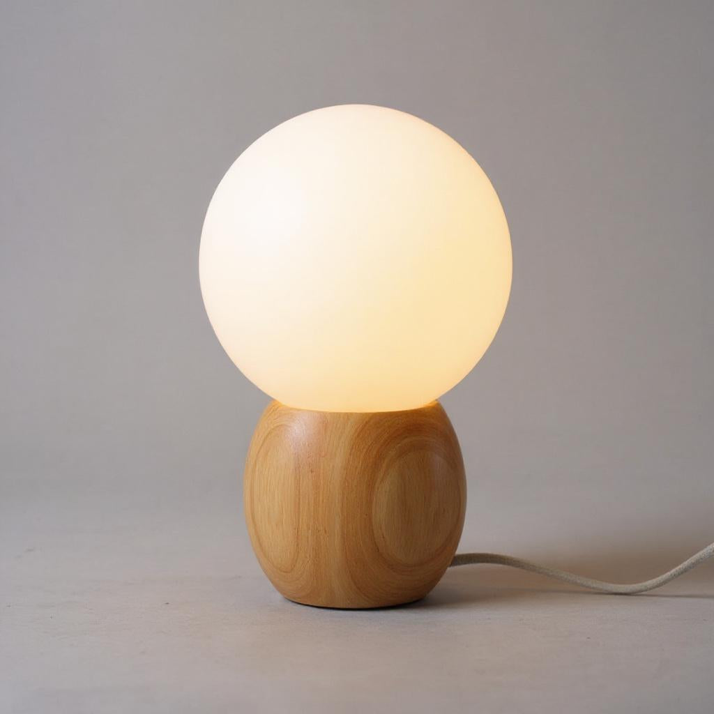 Novera Wooden Globe Table Lamp