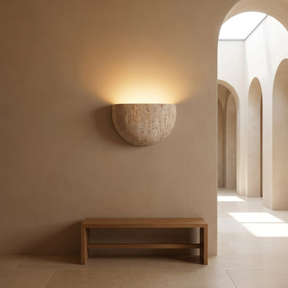 Siya Travertine Wall Light