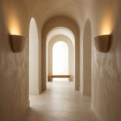 Siya Travertine Wall Light