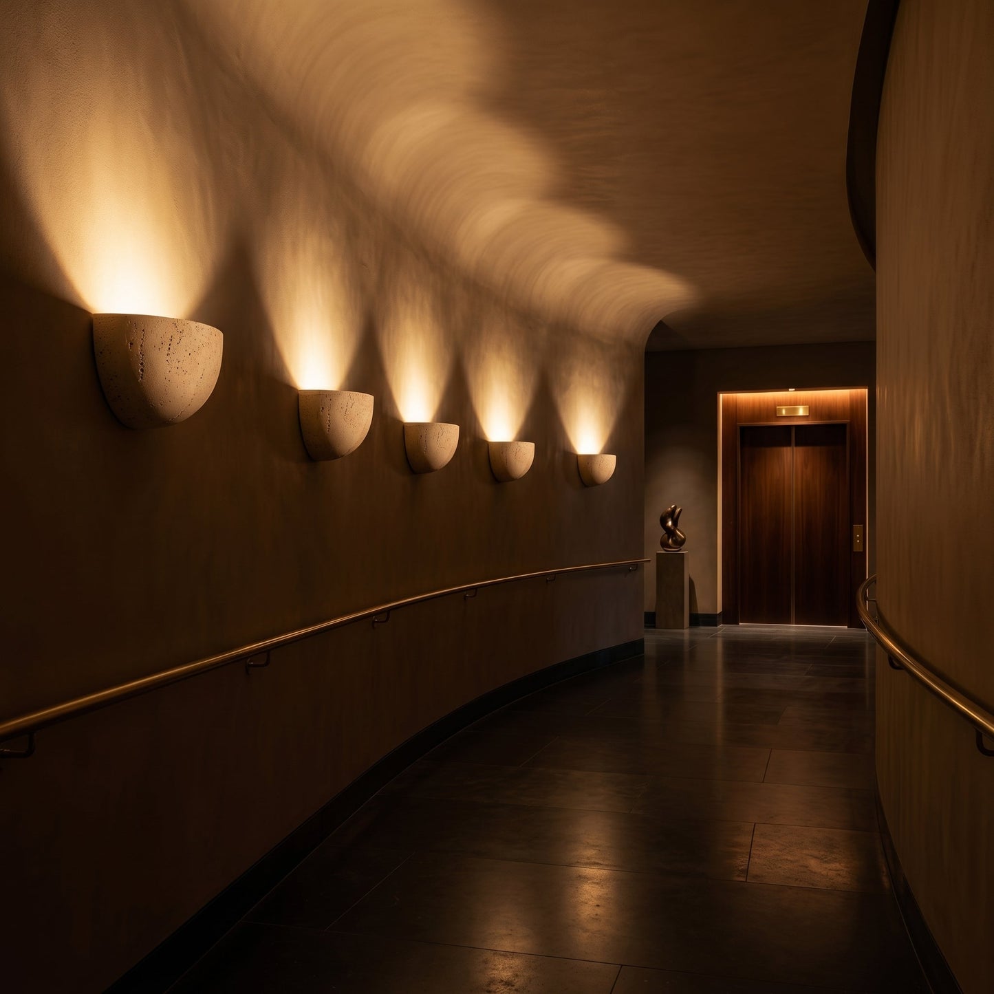Siya Travertine Wall Light