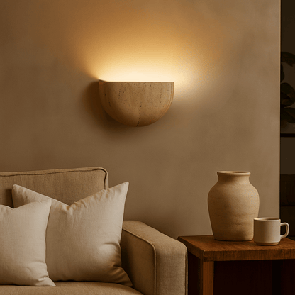 Siya Travertine Wall Light