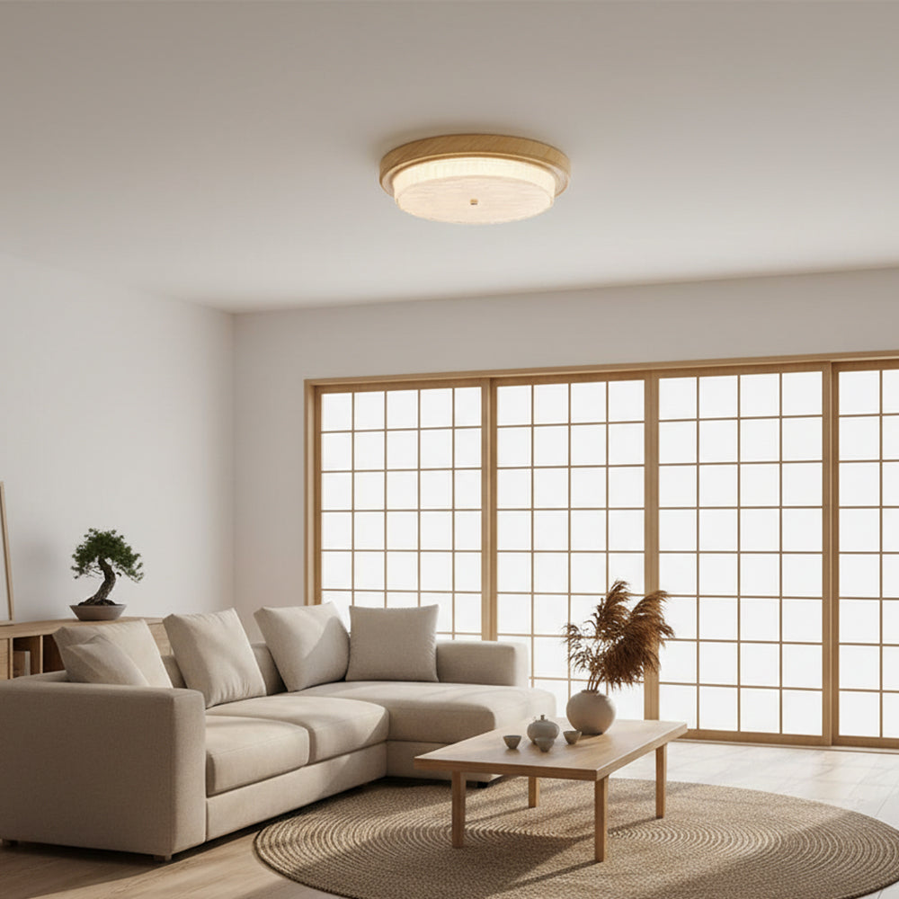 Evonne Ripple Glass Ceiling Light