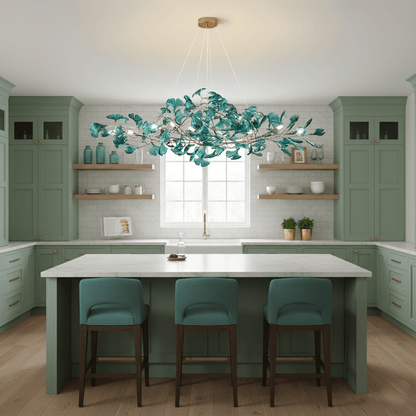 Ginkgo Leaf Chandelier