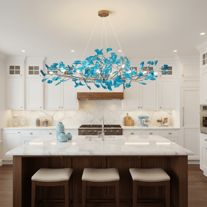 Ginkgo Leaf Chandelier