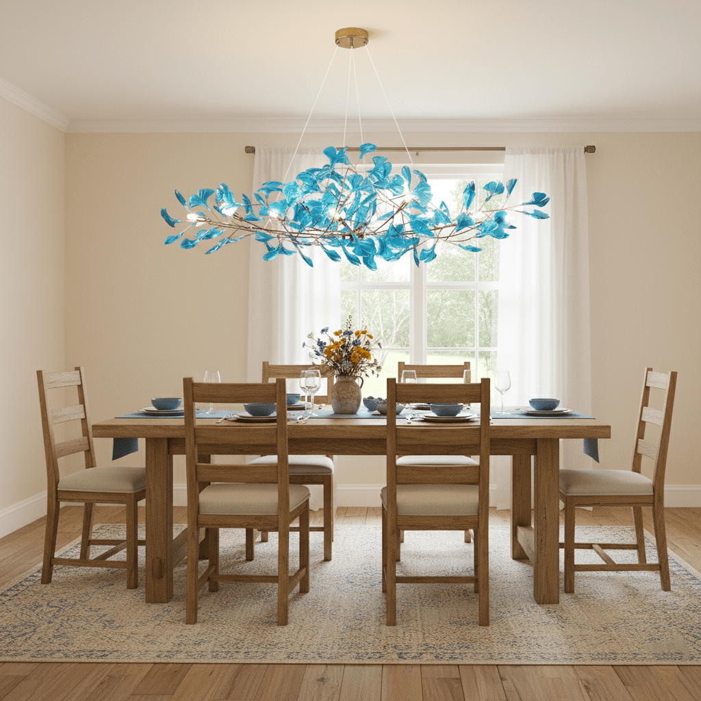 Ginkgo Leaf Chandelier