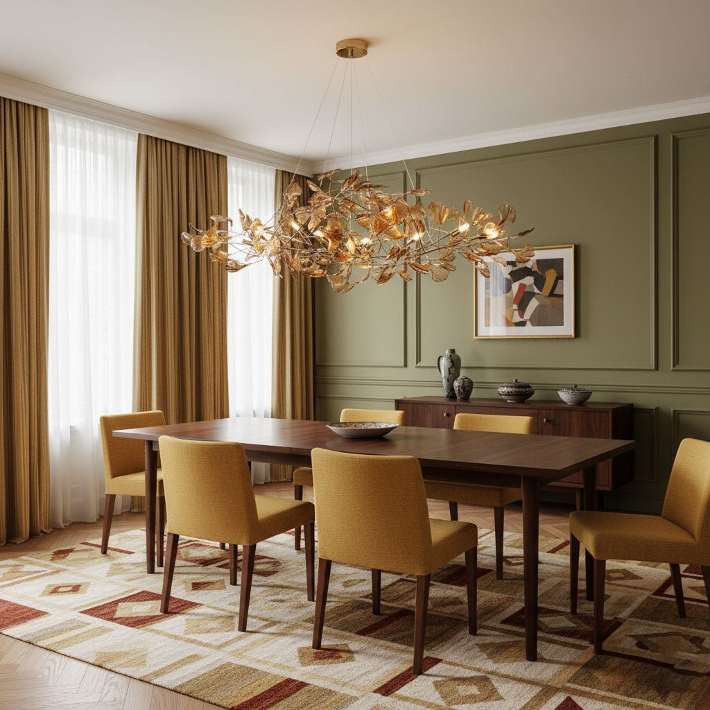 Ginkgo Leaf Chandelier