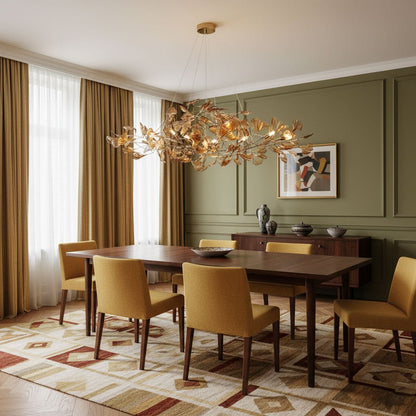 Ginkgo Leaf Chandelier