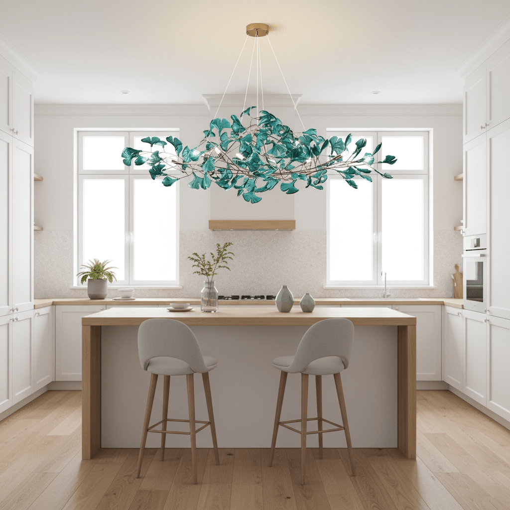 Ginkgo Leaf Chandelier