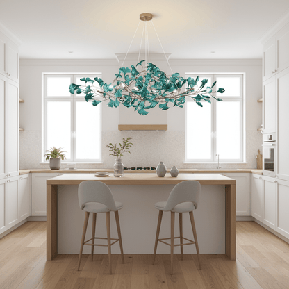 Ginkgo Leaf Chandelier