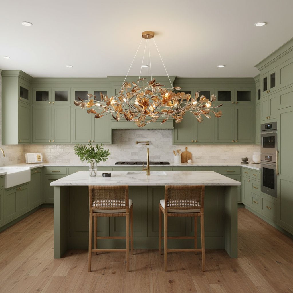 Ginkgo Leaf Chandelier