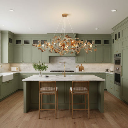 Ginkgo Leaf Chandelier