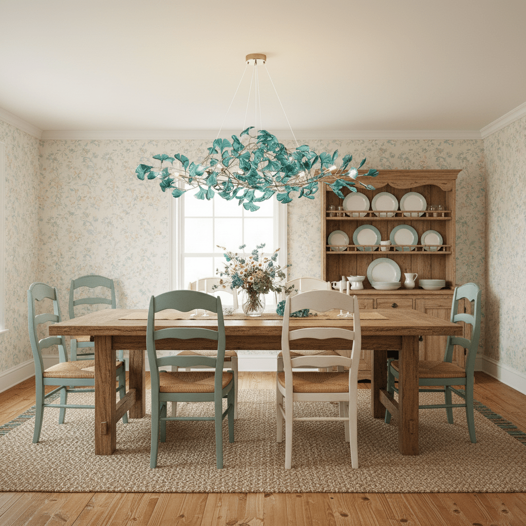 Ginkgo Leaf Chandelier